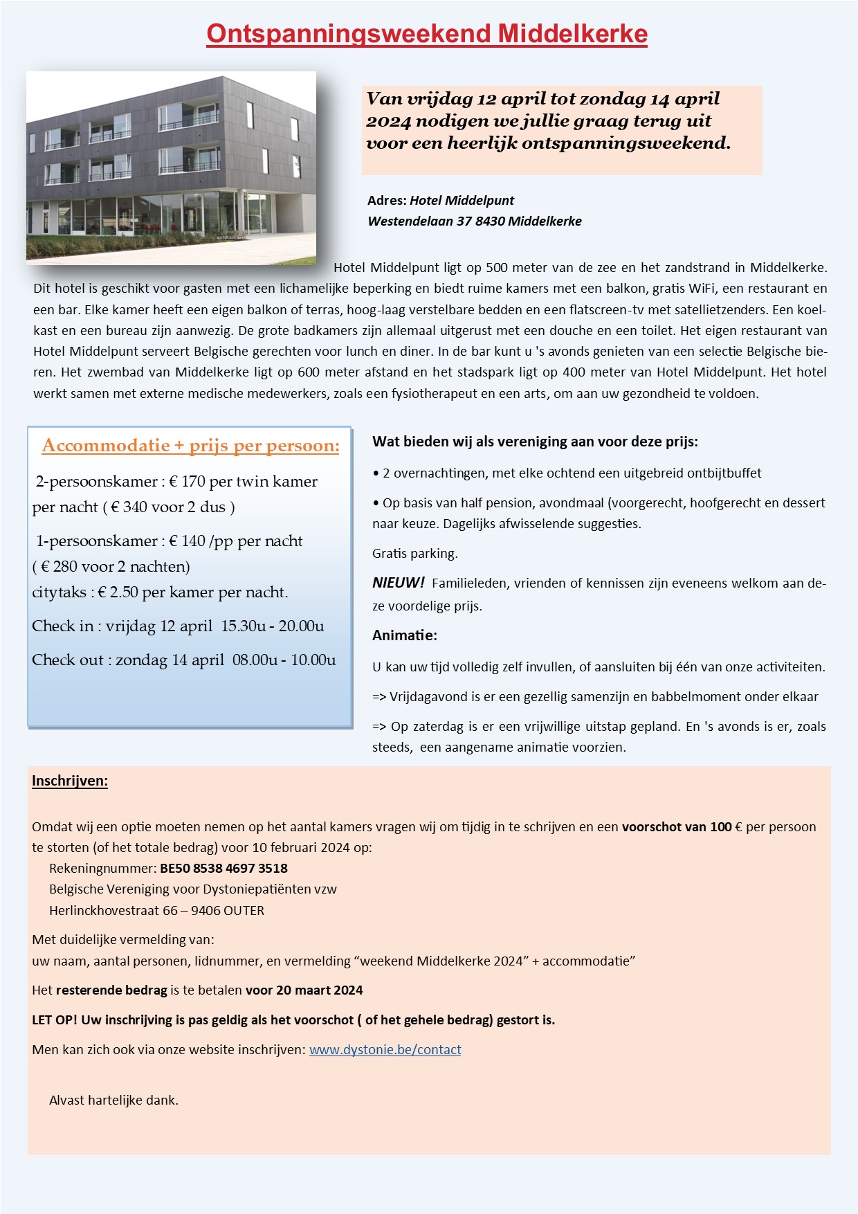 Ledenweekend 2024